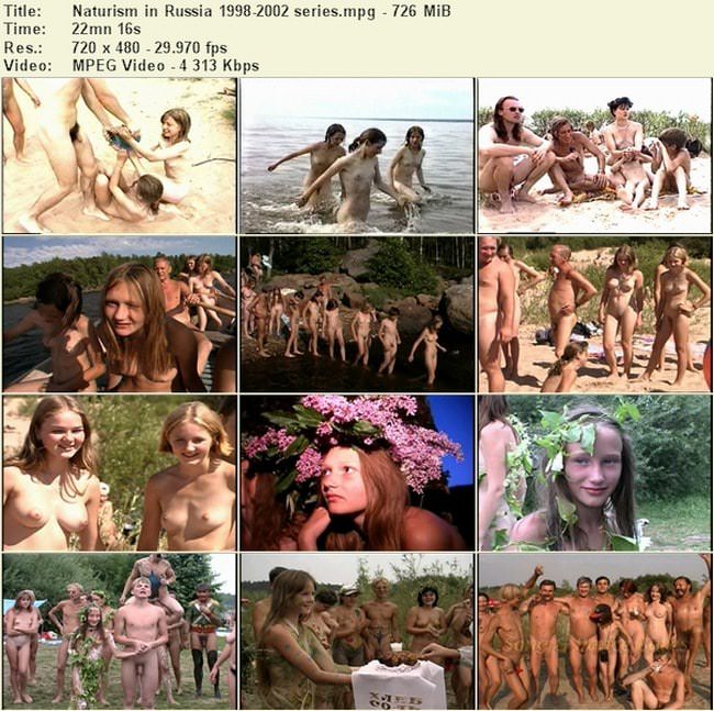 Naturism in russia - family nudism video [1998 - 2002 year]