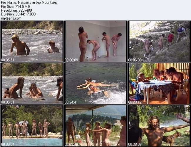 Naturists in the mountains - family nudism video | FKK videos