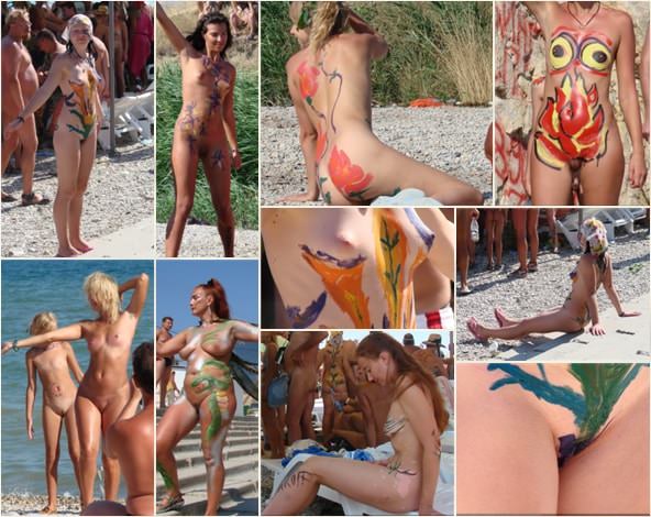 Neptune day all get ready - Naked beauty girls nudists photo