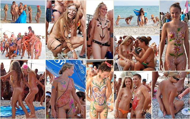 Koktebel sunny art festival - Teen naked nudists photo