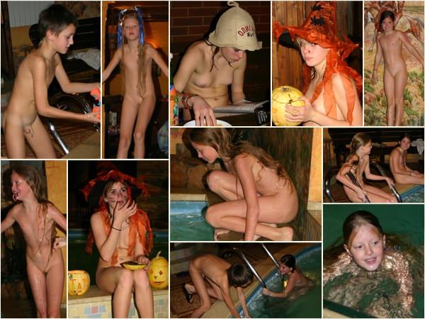 A wild wild west party - teen naked beauty nudists photo