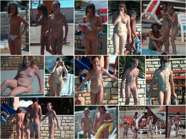 Purenudism naturist pool - Teenage girls nudists photo