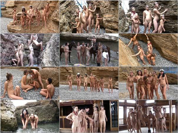 Rocky canyon cabin - Nudists  young video [vol 1]