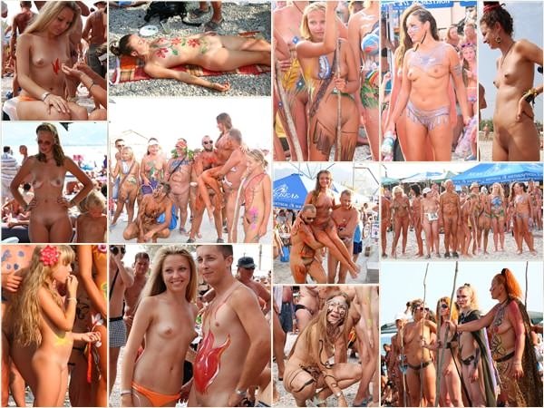 Koktebel beach party - Family nudism photo