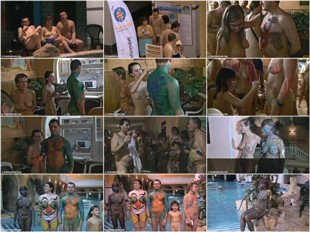 Splashing water zone - Family nudism video [vol 2]