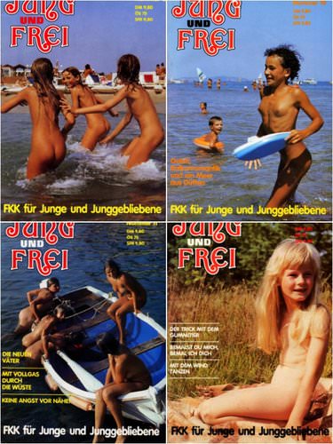 Jung und Frei - magazine nudism Germany [set 9-12]