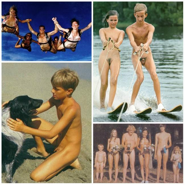 Candid photos retro nudism